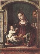 BERRUGUETE, Pedro Holy Family fghgjhg oil painting artist